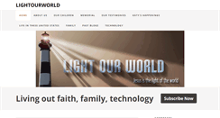 Desktop Screenshot of lightourworld.com