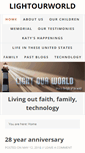 Mobile Screenshot of lightourworld.com